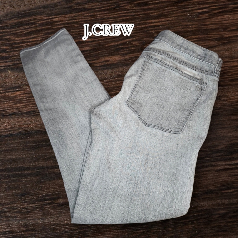 J CREW Grey Wash Toothpick Jean - 28P